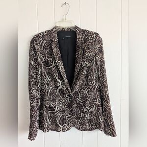 The Kooples Leopard Print Women's Blazer